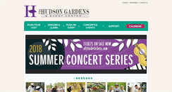 Desktop Screenshot of hudsongardens.org